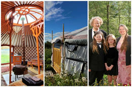 Þóra Sólveig and Erwin run Iceland Yurt in Eyjafjörður, where they live with their two children.