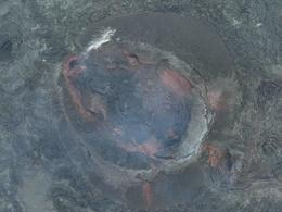 No activity was detected in the crater at noon today.