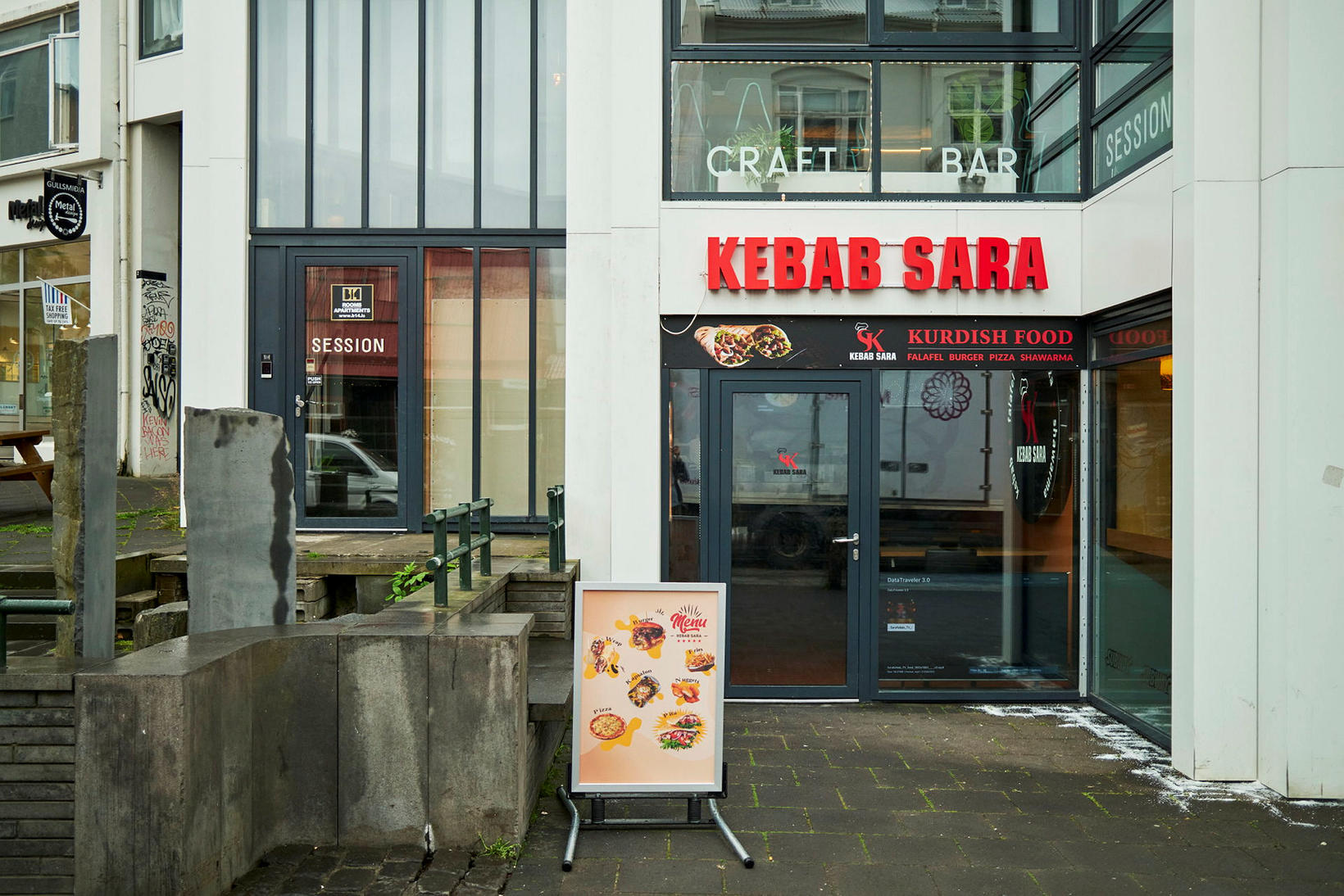 Man kann mit Sicherheit sagen, dass es eine große Auswahl an Dönern gibt ...