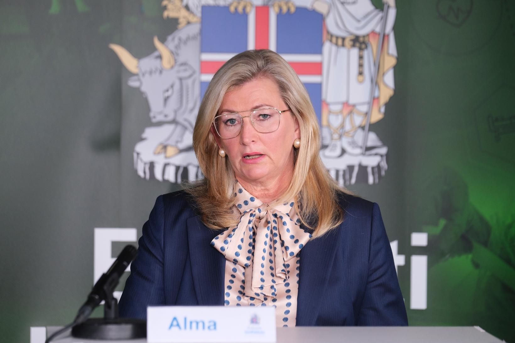 Alma Möller landlæknir.