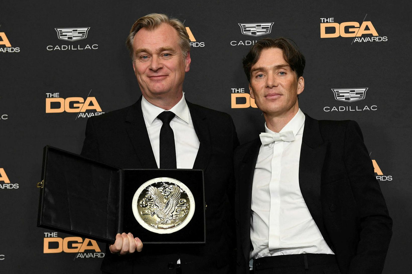 Breski leikstjórinn Christopher Nolan og írski leikarinn Cillian Murphy.