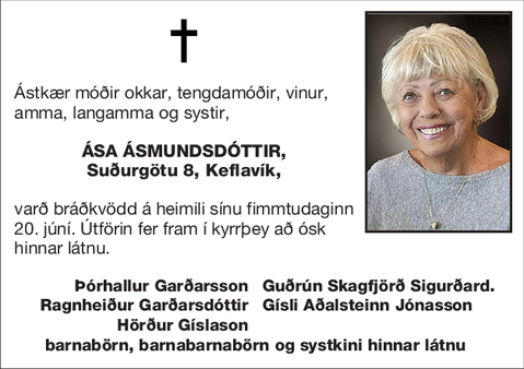 Ása Ásmundsdóttir,