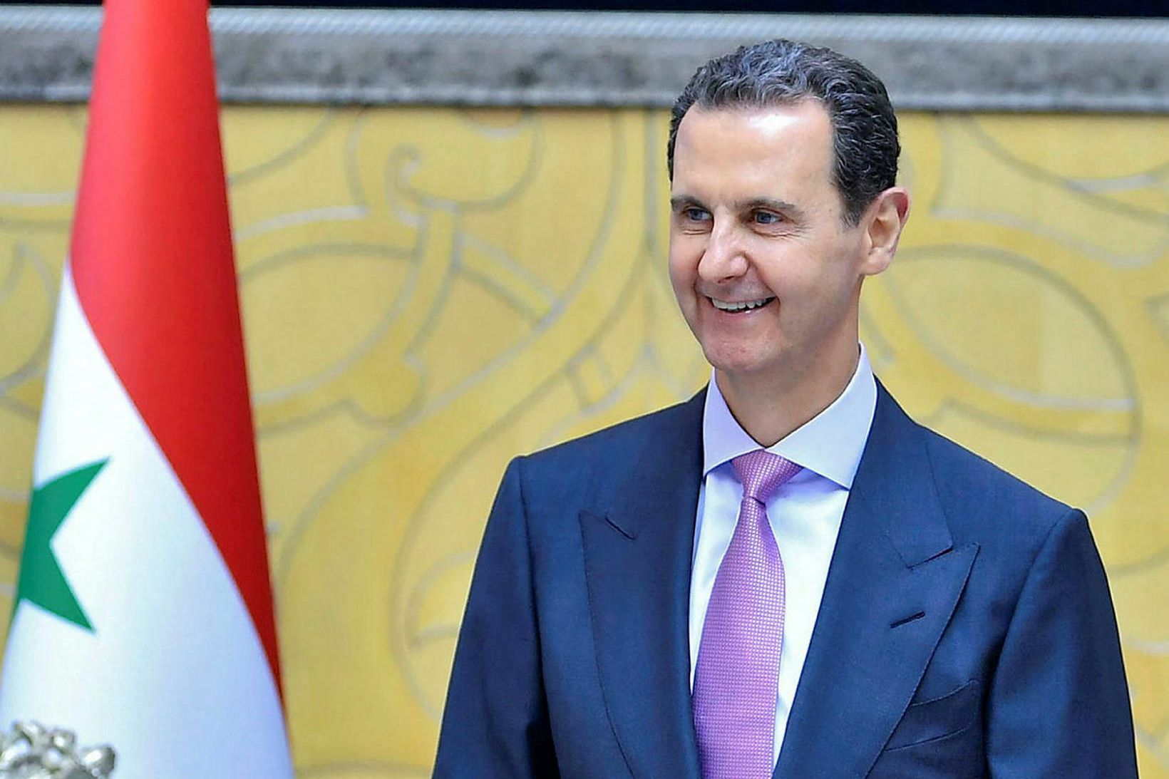 Assad á fundi Arababandalagsins.