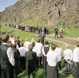 Kristnihátíð á Þingvöllum 2000