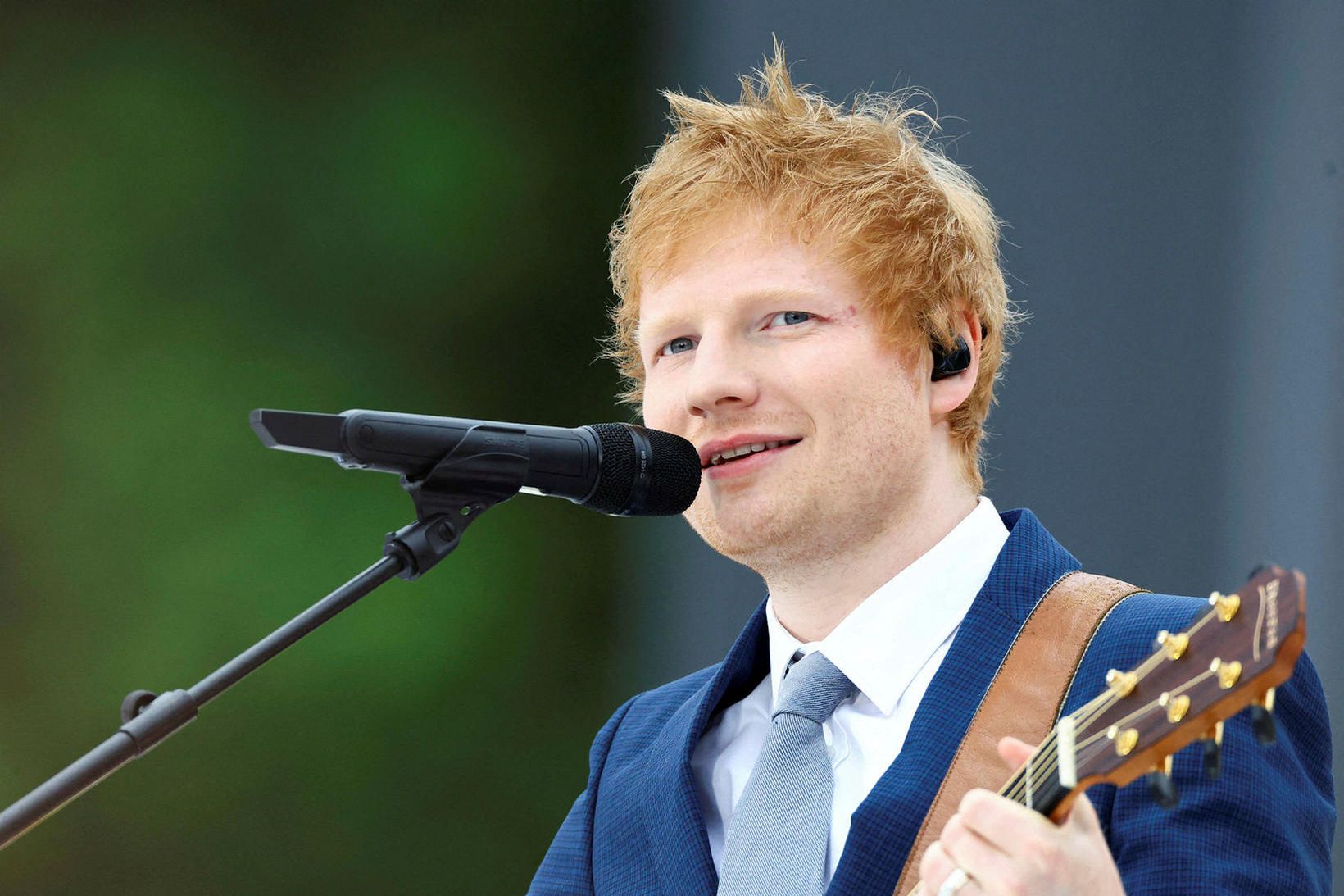 Ed Sheeran hefur verið stuðningsmaður Ipswich Town frá unga aldri.