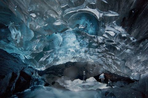 The ice cave has been named Kristallinn - or the crystal.