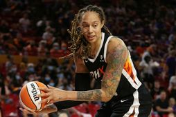 Brittney Griner í leik með Phoenix Mercury, liði hennar í WNBA-deildinni.