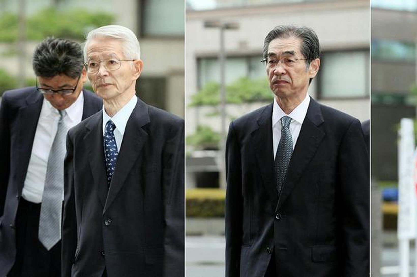 Frá vinstri: Tsunehisa Katsumata, Ichiro Takekuro og Sakae Muto.