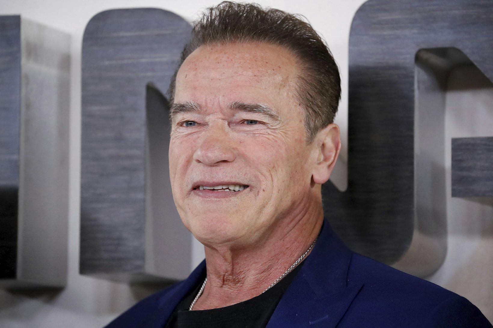 Arnold Schwarzenegger árið 2019.)