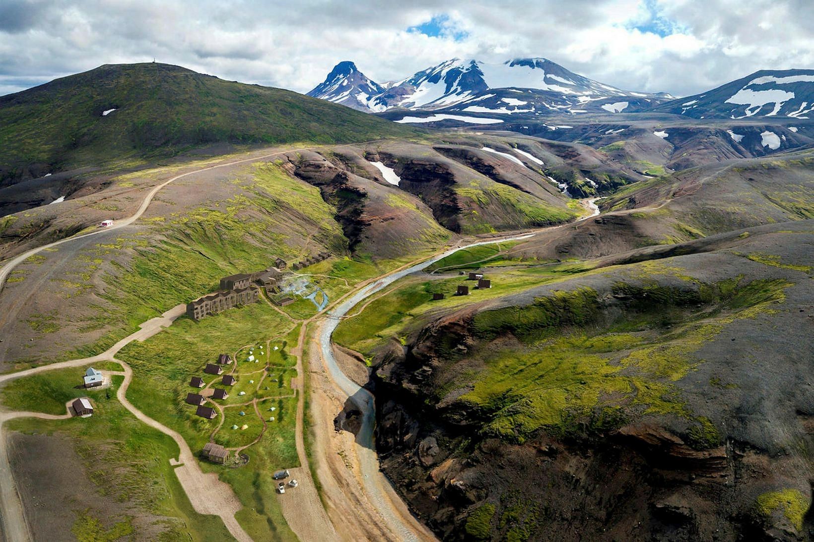 Aðstaðan opnar 1.júlí næstkomandi og verður þar fjölbreytt úrval gistimöguleika.