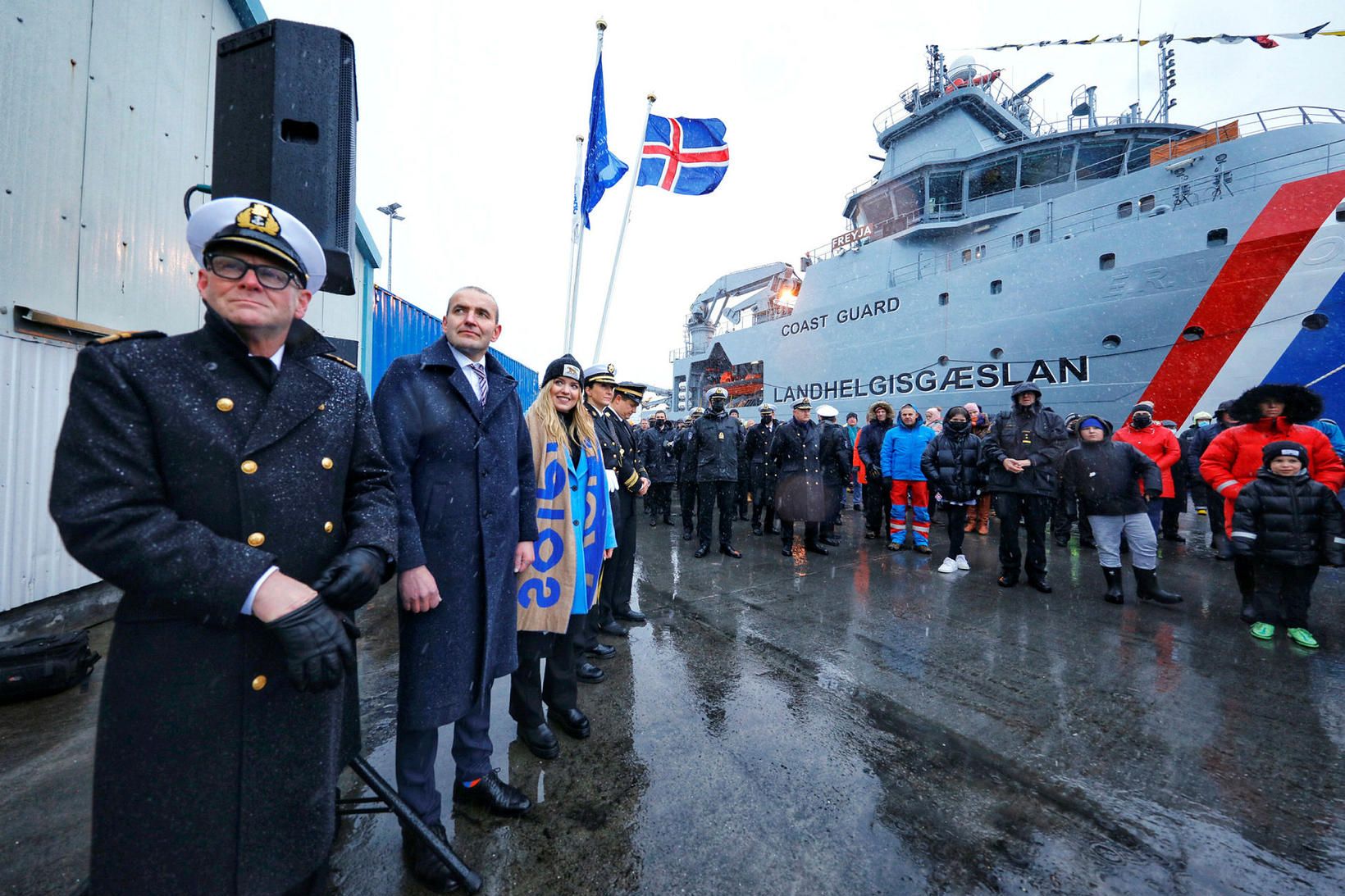 Freyja fékk hlýjar móttökur.