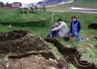 Fornleifagröftur heldur áfram við Eiríksstaði í Haukadal