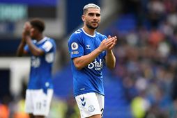 Neal Maupay eftir leik með Everton.