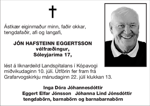 Jón Hafsteinn Eggertsson