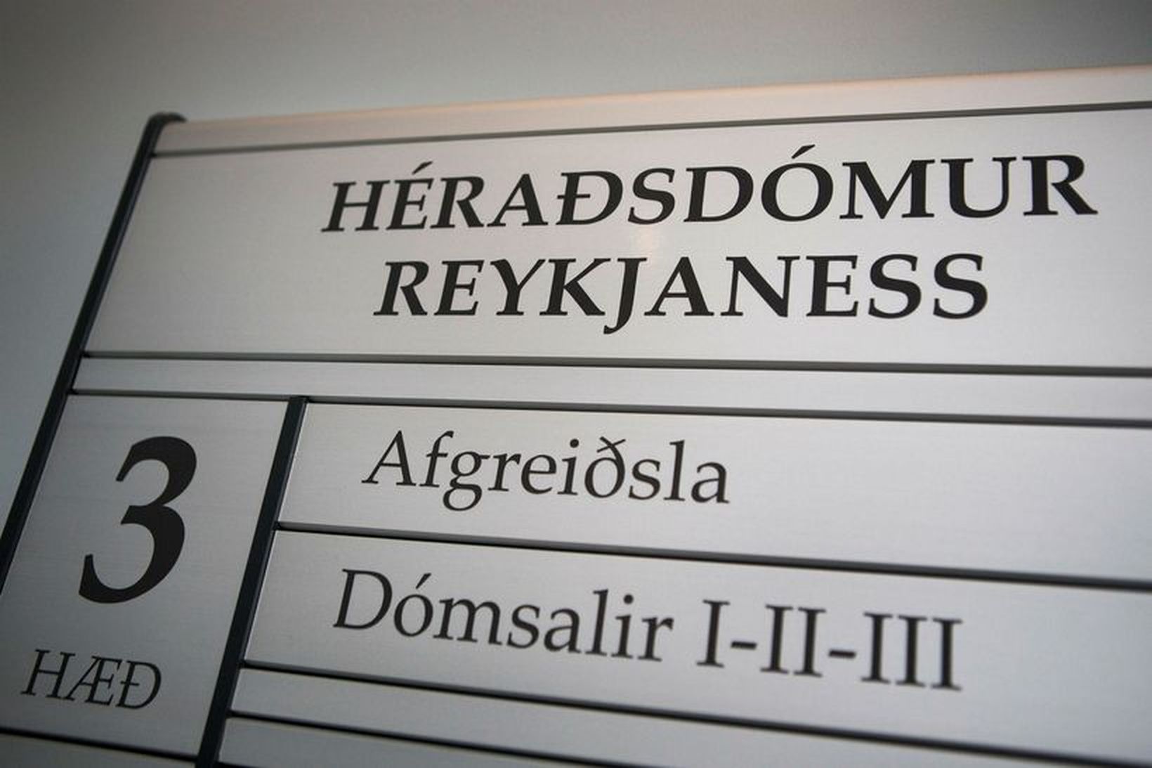 Héraðsdómur Reykjaness.