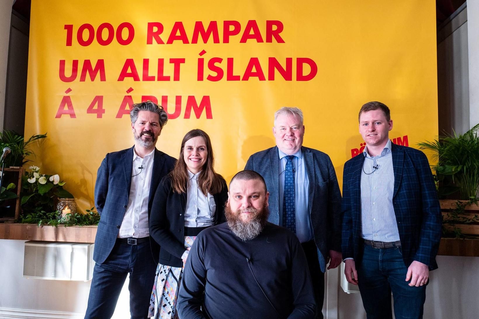Frá kynningarfundi um Römpum upp Ísland: F.v.: Dagur B. Eggertsson …