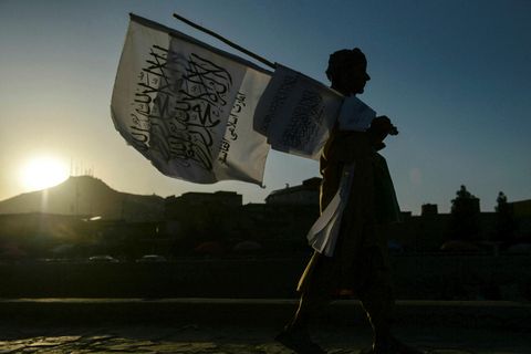 Talíbanar tóku völd í Afganistan árið 2021 eftir brottför bandaríska hersins.