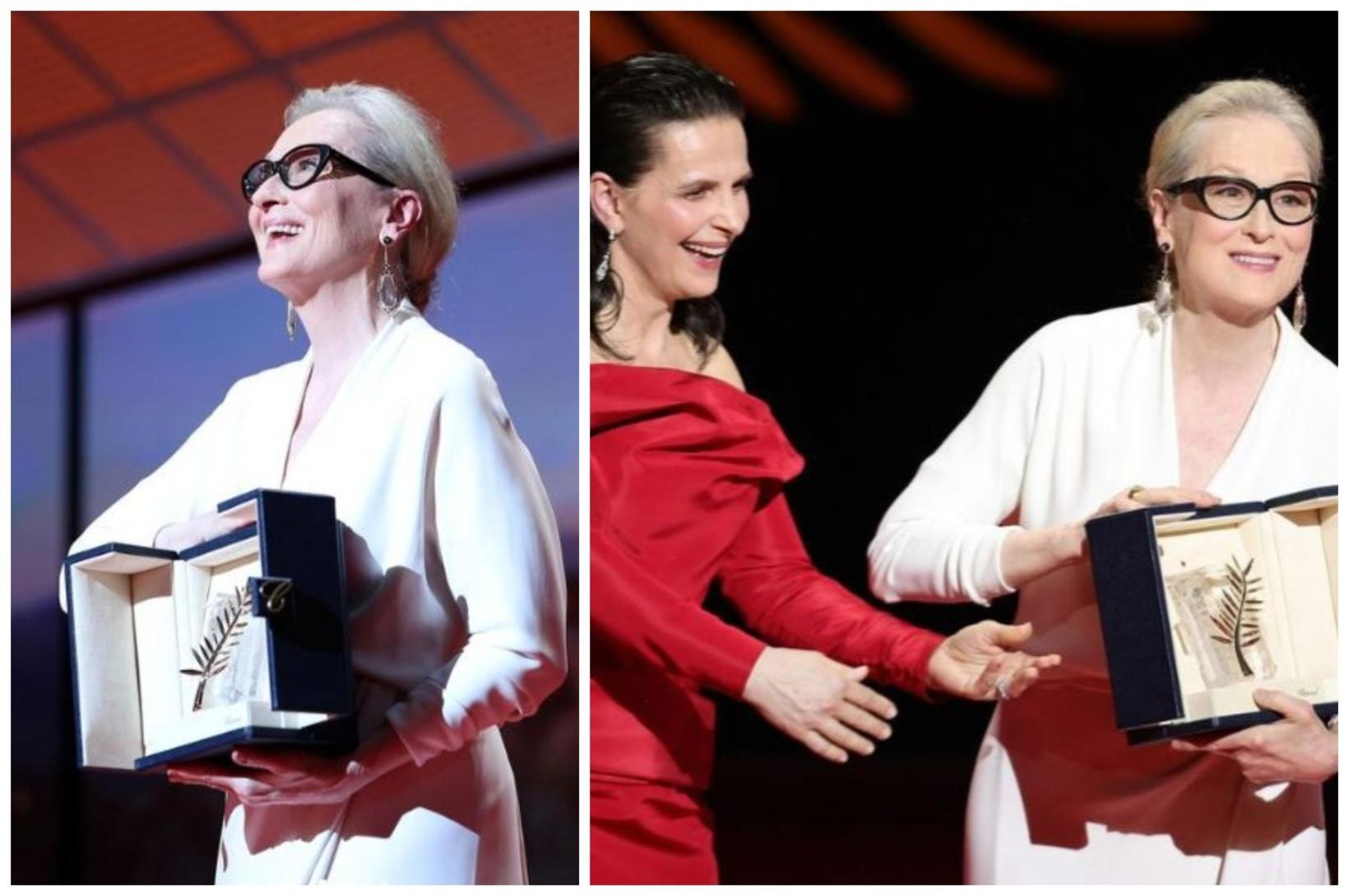 Streep hlaut heiðurspálmann á opnunarkvöldi Cannes