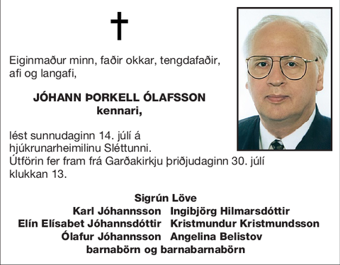 Jóhann Þorkell Ólafsson