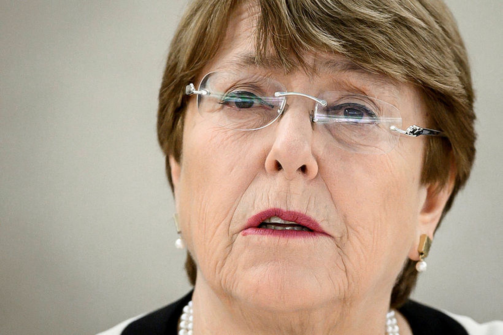 Michelle Bachelet, mannréttindastjóri Sameinuðu þjóðanna.