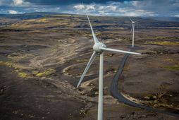 Vindmyllurnar í Laxárdal í Dalabyggð gætu orðið allt að 200 m á hæð.