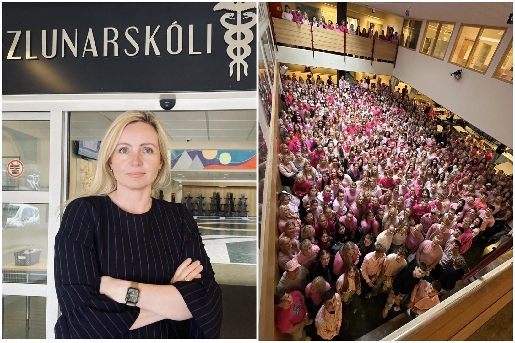 Guðrún Inga Sívertsen, skólastjóri Verslunarskóla Íslands, segir nemendur og starfsfólk …