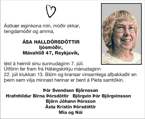 Ása Halldórsdóttir
