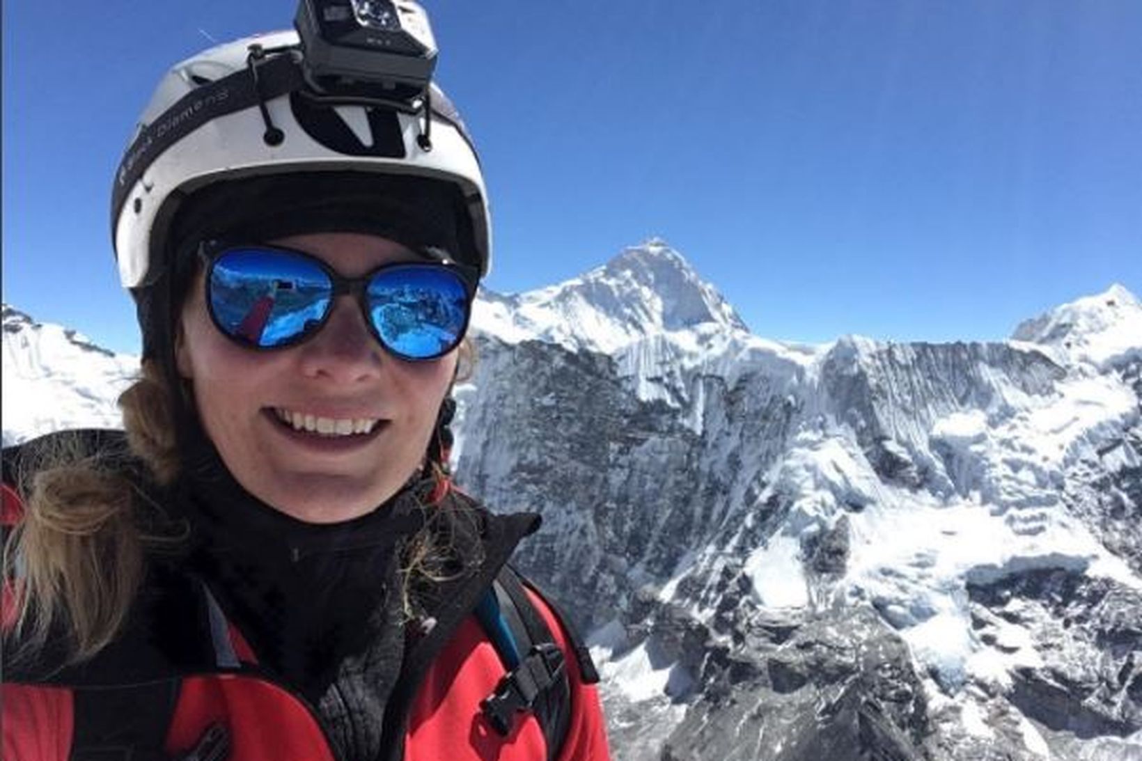 Vilborg Arna reynir við topp Everest núna.