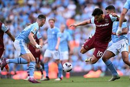 Lucas Paquetá í leik með West Ham United gegn Manchester City.