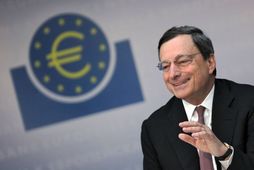 Mario Draghi seðlabankastjóri. Ræða hans í dag hefur farið illa í fjárfesta í Evrópu.