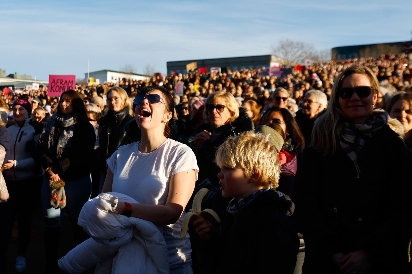 „Að minnsta kosti 40% kvenna verður fyrir kynbundnu og kynferðislegu …