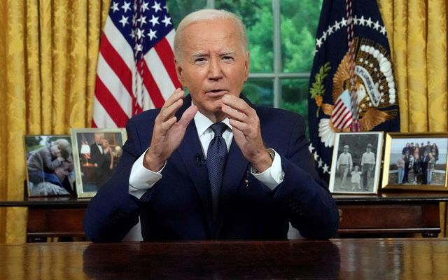 Biden hefur átt erfitt uppdráttar síðustu vikur.