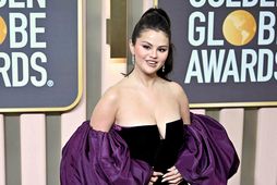 Selena Gomez á verðlaunahátíðinni Golden Globes.