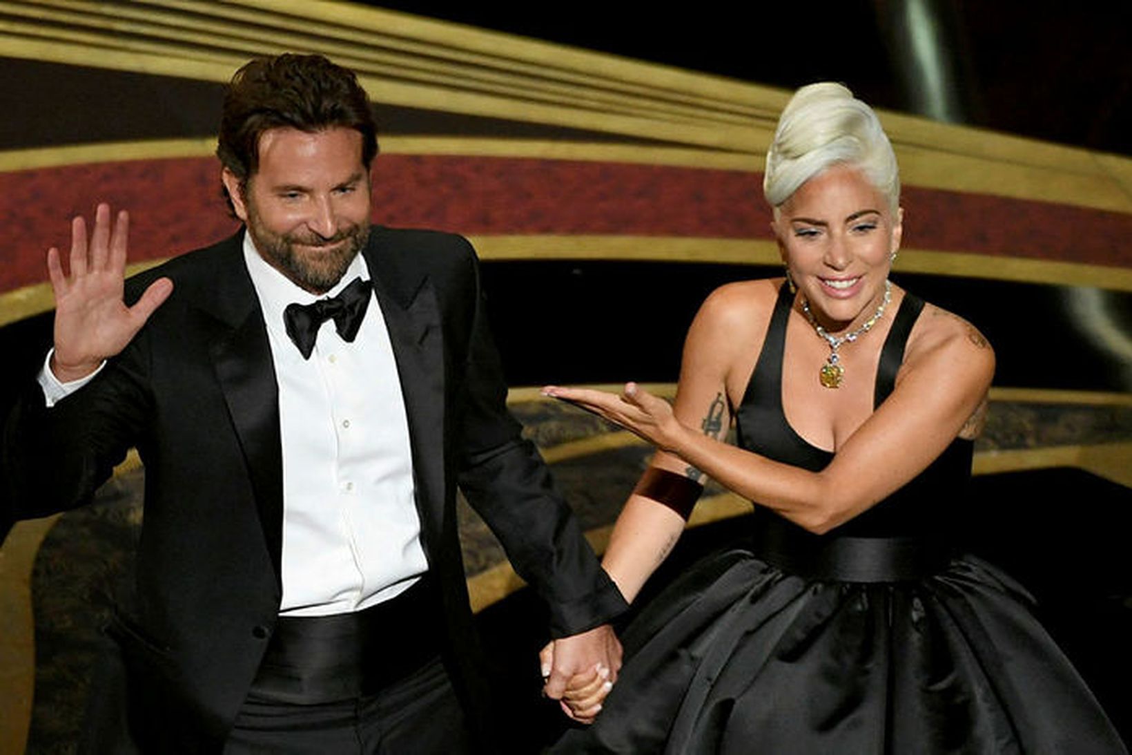 Bradley Cooper og Lady Gaga.