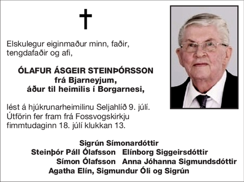 Ólafur Ásgeir Steinþórsson