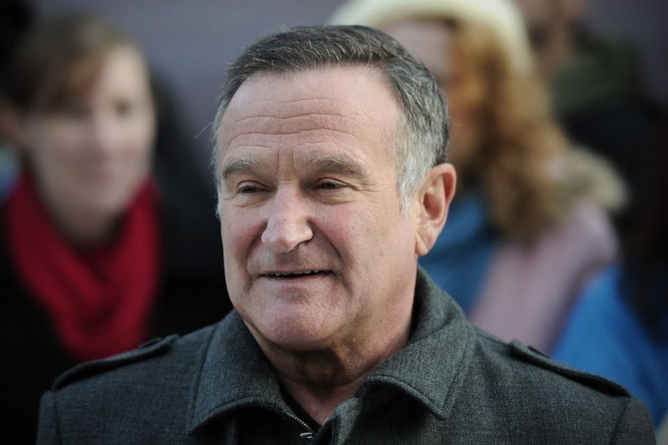 Í nóvember árið 2011. Robin Williams mætir á frumsýningu teiknimyndarinnar Happy Feet 2 í London.