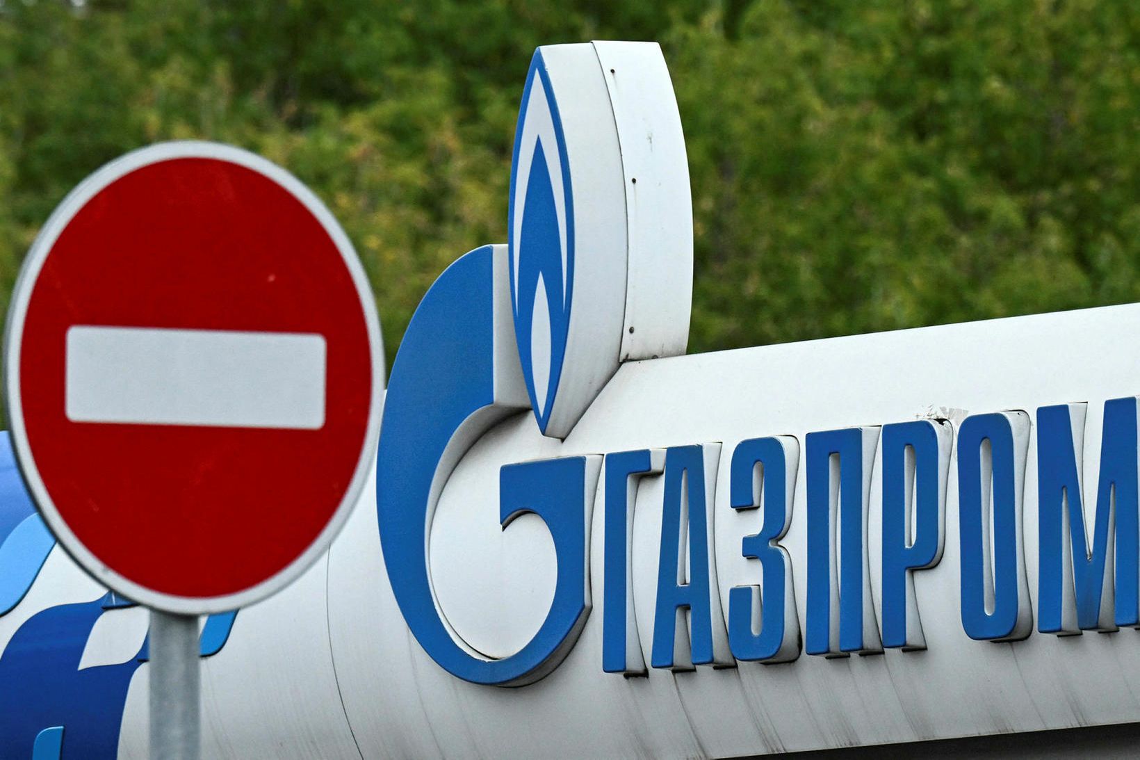 Gazprom tilkynnti um bilun í dag sem hefur áhrif í …