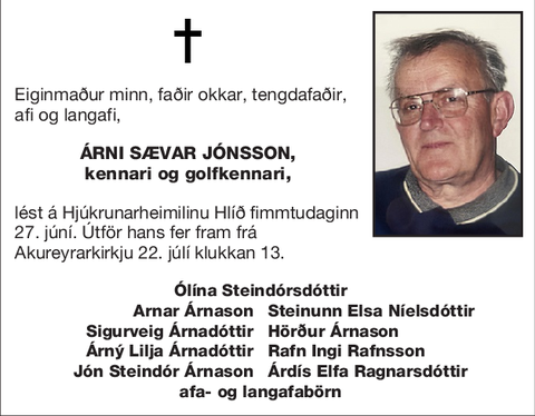 Árni Sævar Jónsson,