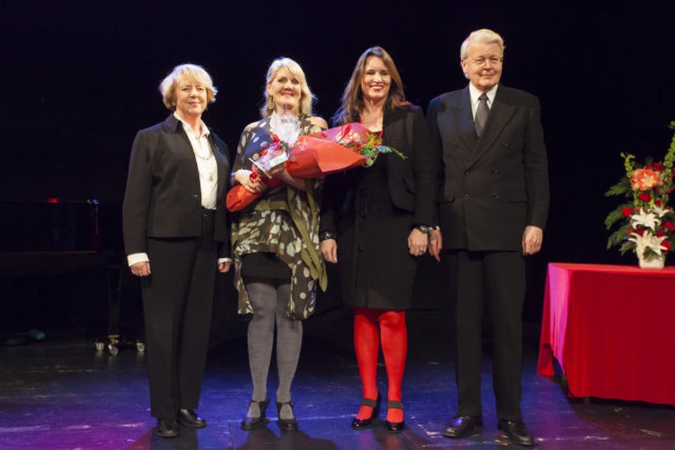 Vigdís Finnbogadóttir, Helga Arnalds, Rannveig Rist og Ólafur Ragnar Grímsson