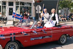 Guðrún Hafsteinsdóttir celebrated Icelander's Day in Gimli in Canada.