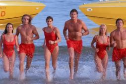 Baywatch voru gríðarvinsælir þættir á tíunda áratugnum.