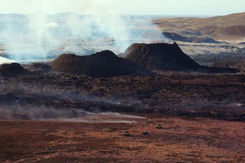 Hátt í 300 skjálftar hafa mælst við Sundhnúkagígaröðina síðan á mánudag.