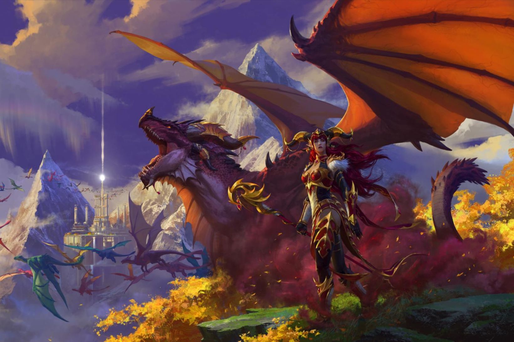 Næsti aukapakkinn í World of Warcraft, Dragonflight, mun snúa að …