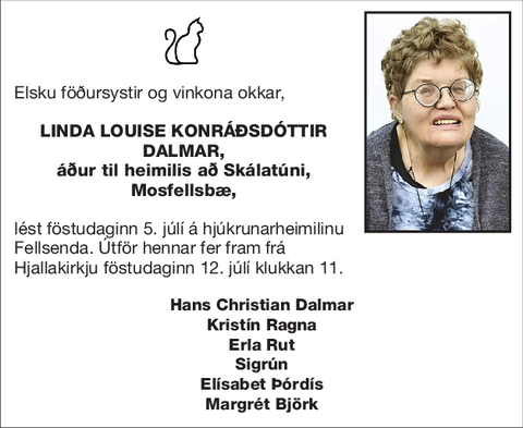 Linda Louise Konráðsdóttir Dalmar,