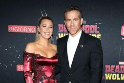 Hjónin Blake Lively og Ryan Reynolds mættu saman á frumsýningu Deadpool & Wolverine í New …