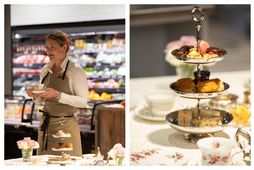 Ylfa Helgadóttir matreiðslumeistari kenndi gestum að reiða fram fallegt og bragðgott Afternoon Tea.