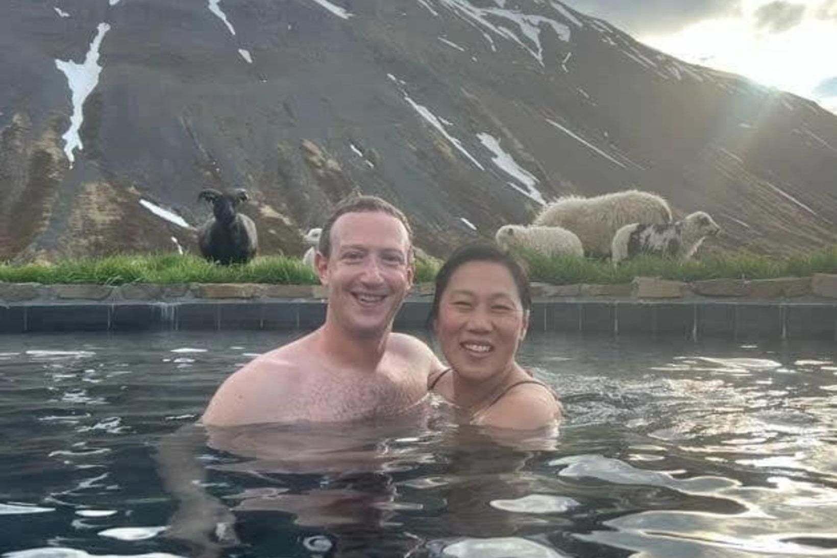 Mark Zuckerberg og Pricilla Chan.