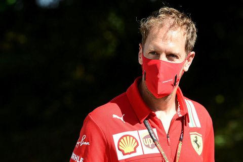 Sebastian Vettel í Monza fyrir tæpri viku.