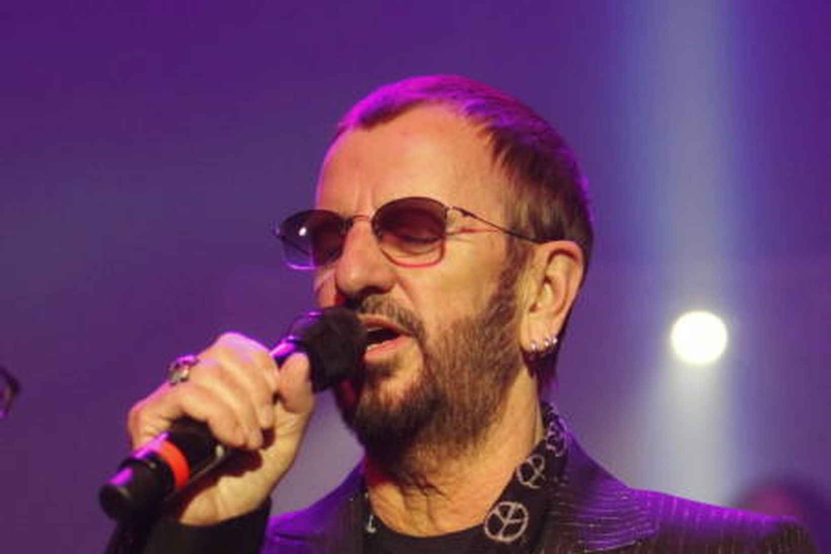 Ringo Starr tók undir í laginu „Give Peace a Chance
