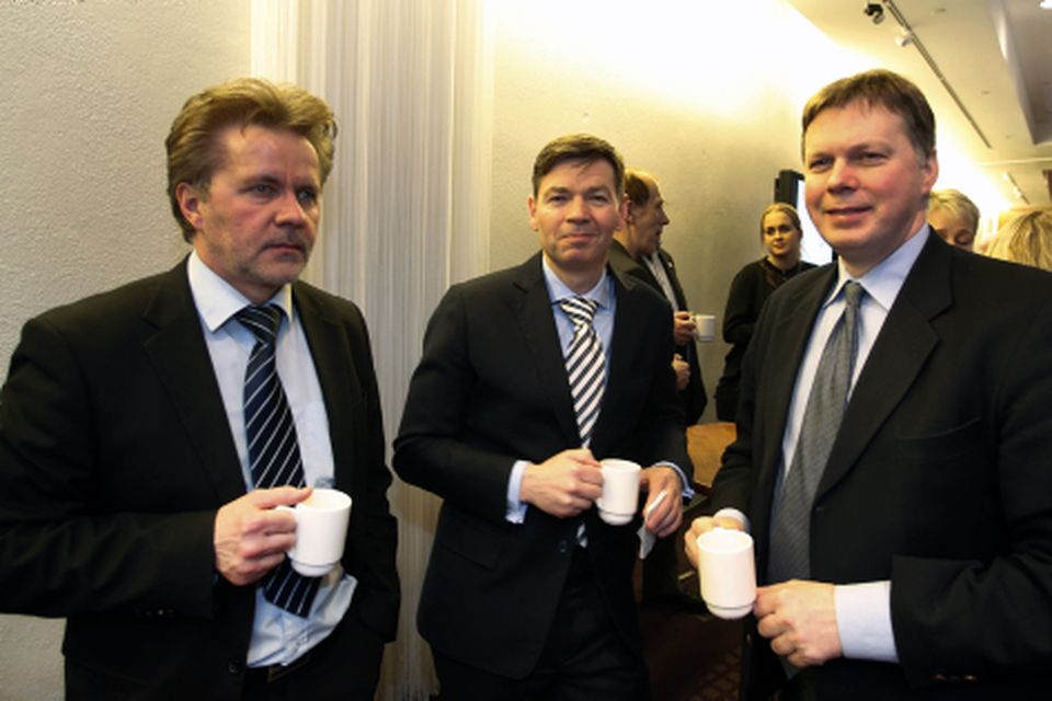 Baldur Pétursson, Óttar Guðnason og Kjartann Magnússon